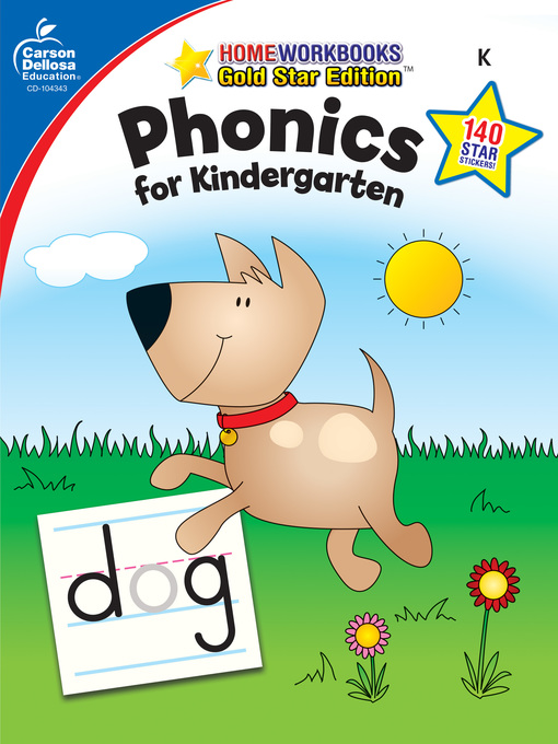Title details for Phonics for Kindergarten, Grade K by Carson Dellosa Education - Available